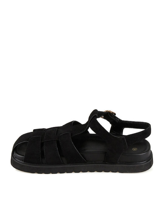 Дамски Сандали Flatforms Черни