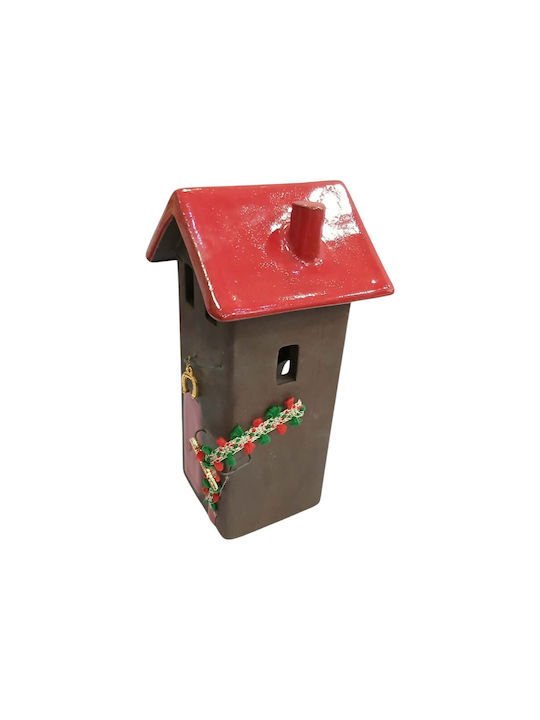 Kalliopi Silver Handgefertigter Tischplatte Glücksbringer Startseite Rotes Keramik 2027 5x15cm