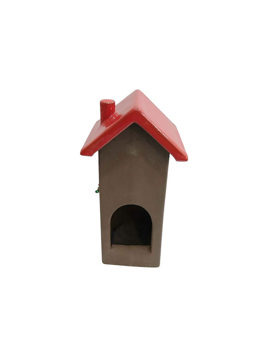 Kalliopi Silver Handgefertigter Tischplatte Glücksbringer Startseite Rotes Keramik 2027 5x15cm