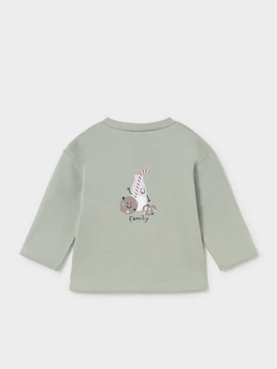 Mayoral Kids Long-sleeved Green Top