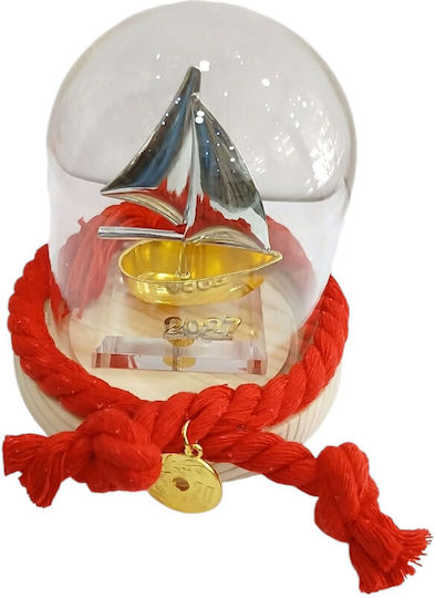 Kalliopi Silver Καράβι από Γυαλί
