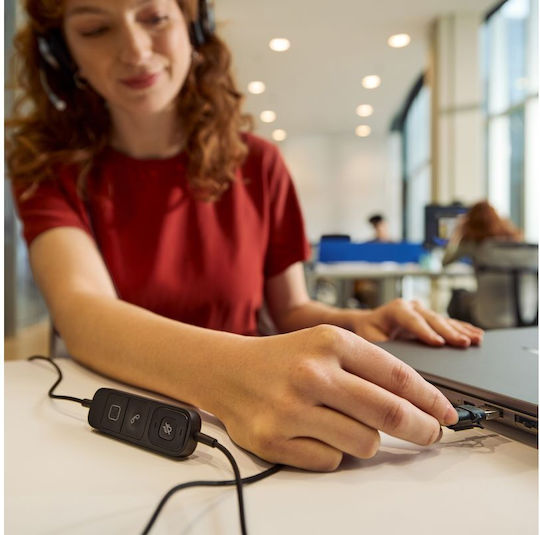 HP Poly Mission 625 On Ear Căști Multimedia cu Microfon și Conectivitate USB-A