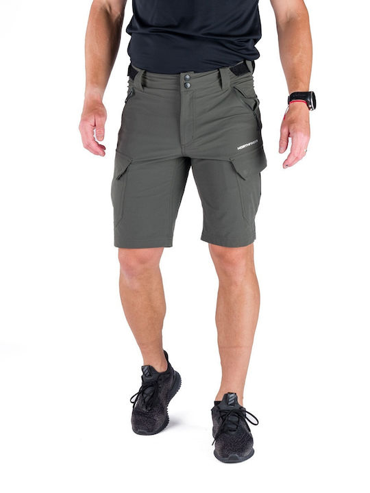 Northfinder Männliches Kurzes Bergsteigerhose Grün