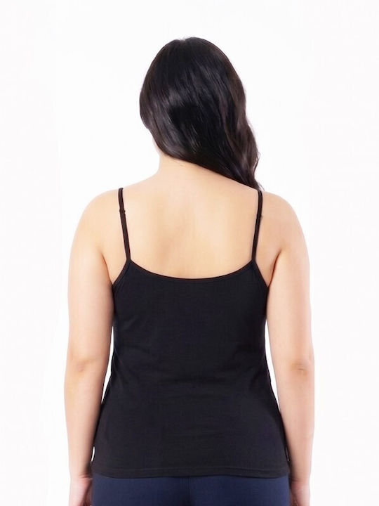 Negru Tricou Pentru Femei 6018B