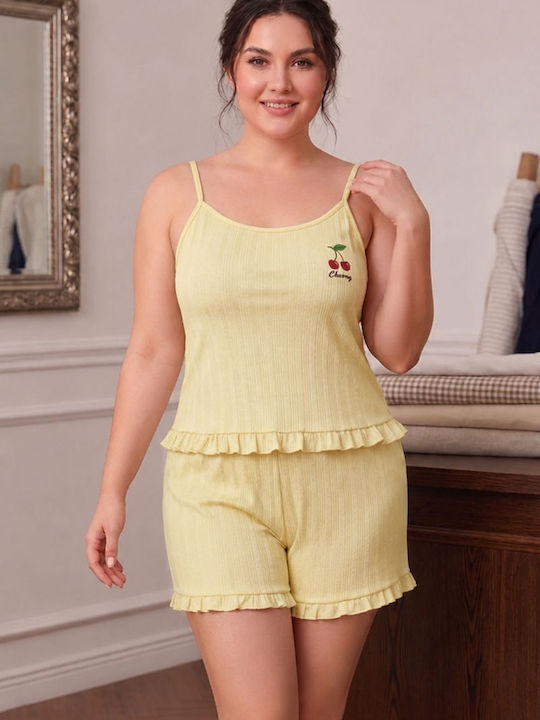 Asel Winter Women's Pyjamas Kit Yellow