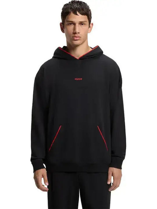 Hugo Sweatshirt Schwarz mit Kapuze