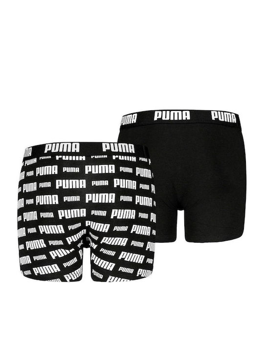 PUMA Everyday Logo Set Kinderunterwäsche 2 Stück Schwarz