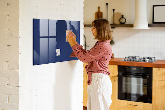 Placă Magnetică Albastru Marin Un Magnet 100x70