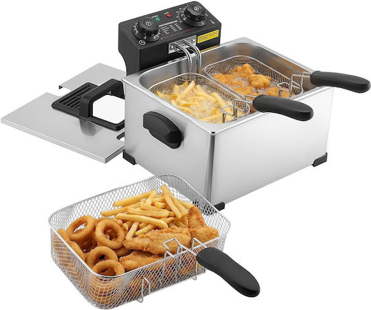 Vevor Electric Fryer 2.5kW Capacity 5.2lt 36x35x25cm