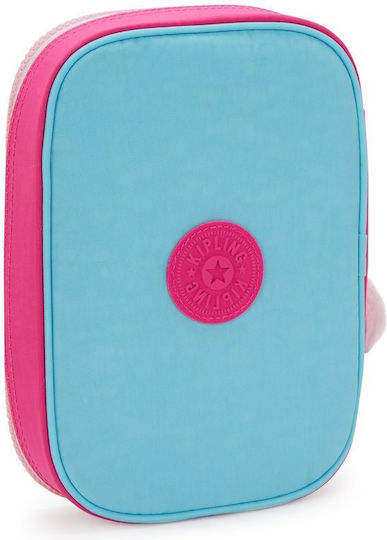 Kipling 100 Pens Light Blue Pencil Case