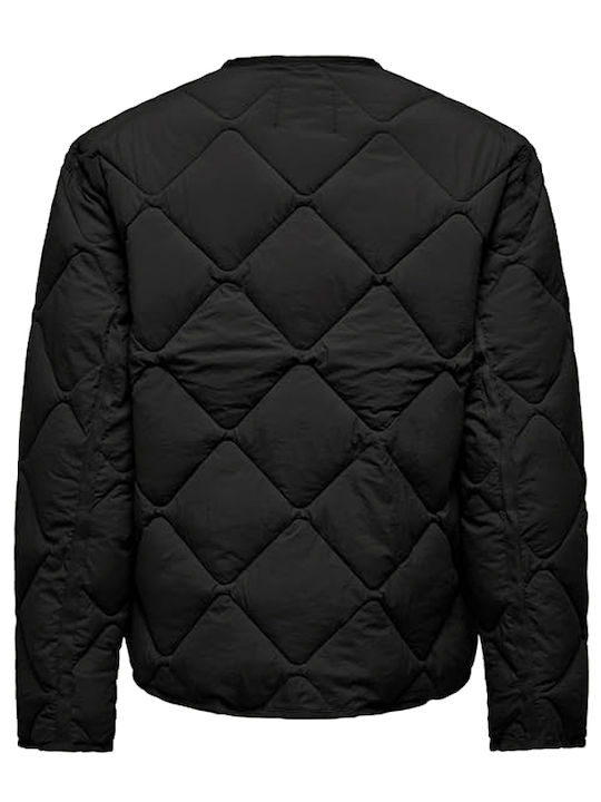 Only Langes Damenjacke Für Den Winter Schwarz