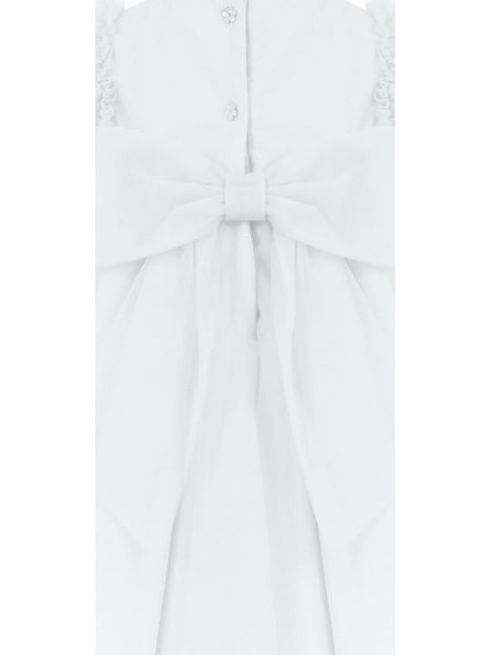 Lapin Ecru Knitted Baptism Dress