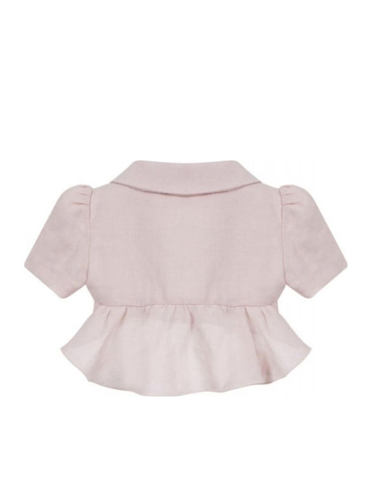 Lapin Pink Baptism Cardigan