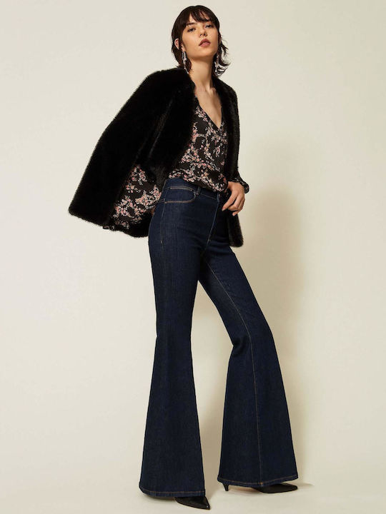 Damen Jeans Hosen Bein Stil Ausgestellt