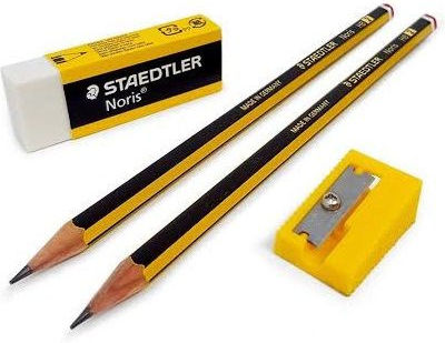 Staedtler Моливи Комплект Гума-Острилка Hb Noris 120 120 Sbk-1