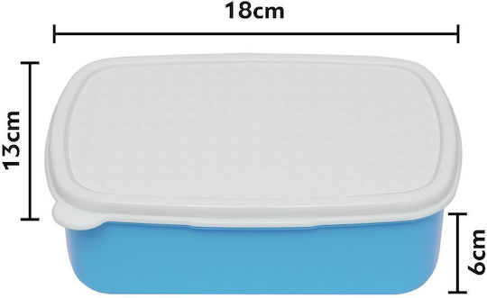 Koupakoupa Jordan Plastic Kids' Thermal Food Container Blue 18 x 13 x 6cm