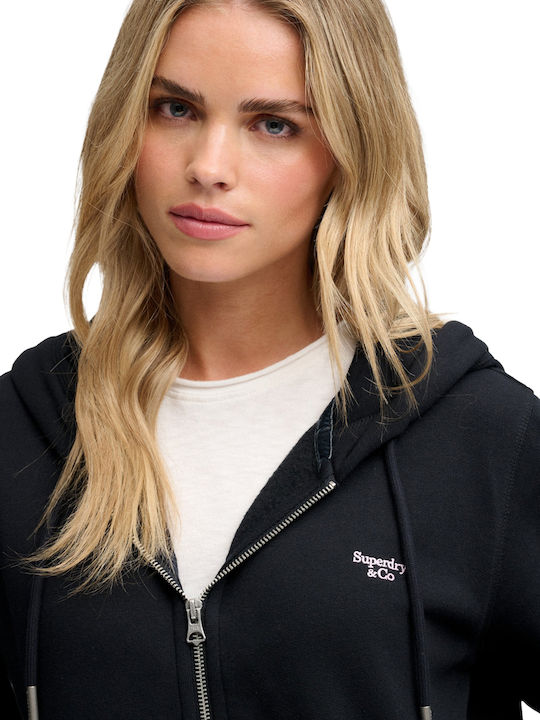 Damen Sweatshirt Strickjacke Eclipse Marineblau