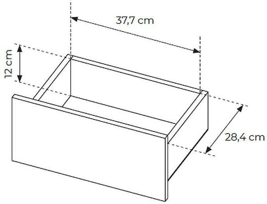 Nabu Sideboard Wooden with Drawers Natural Oak 183x83x38cm