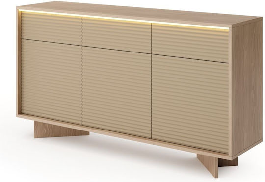Semi Holz Sideboard mit Schubladen Boliwar 153.9x40x84.4cm
