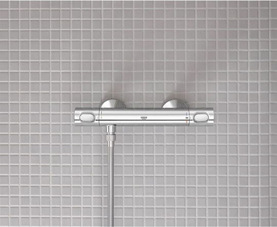 Grohe Eingebaute Wasserhähne & Versorgungsset für Dusche Silber