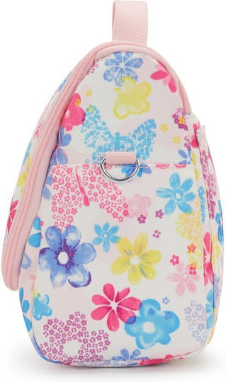 Kipling New Kichirou School Snack Bag 6 Litre Flower Stamp 20.5x12.5x23cm