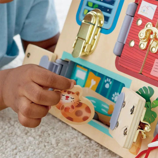 Hape Издърпваща играчка Lock And Learn от дърво