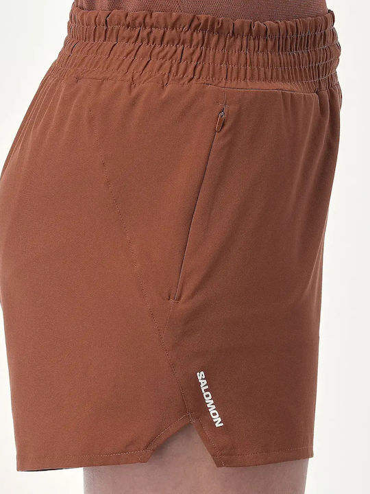 Women's Activewear Brown Shorts