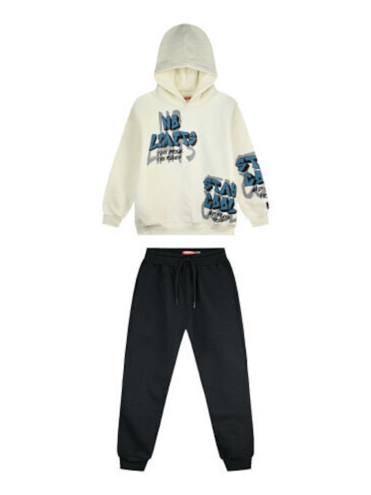 Kids Tracksuits Ecru Set 2 Pieces