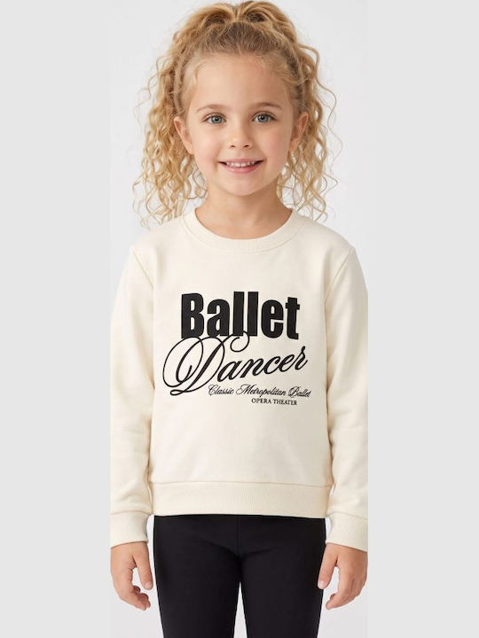 Kids Tracksuit Set With Ecru Top 2 Pieces