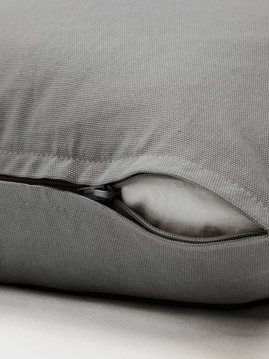 Jordan Sofa Pillow Grey 100% Cotton Contains Filling 50x50cm