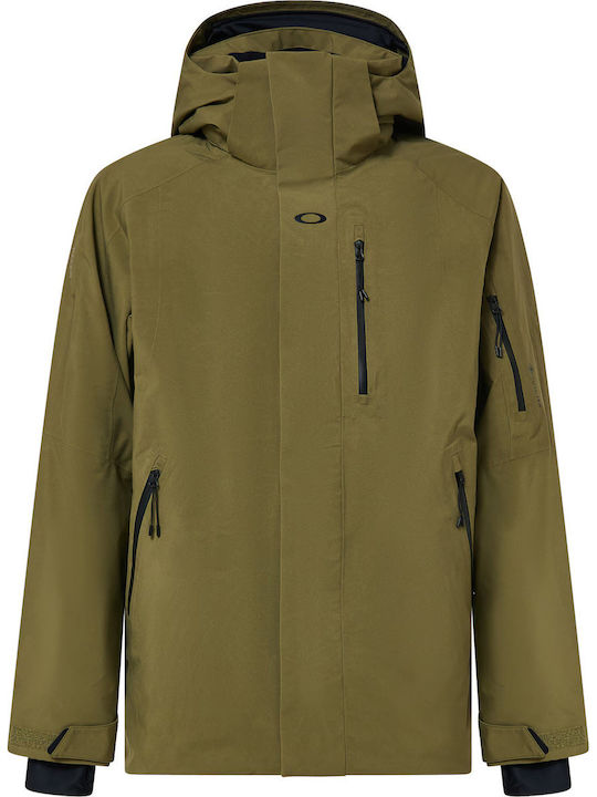 Oakley FOA406100-7CE Jachetă Gore-Tex Pentru Bărbați Pentru Ski & Snowboard Verde