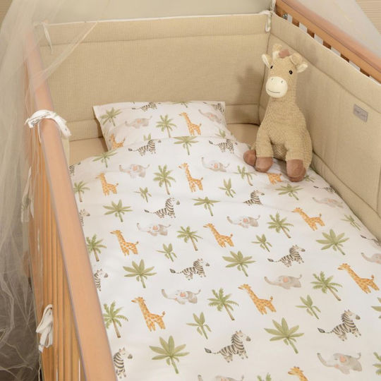 Baby Oliver Бебешка Долна Калъфка Beige 100x140см.