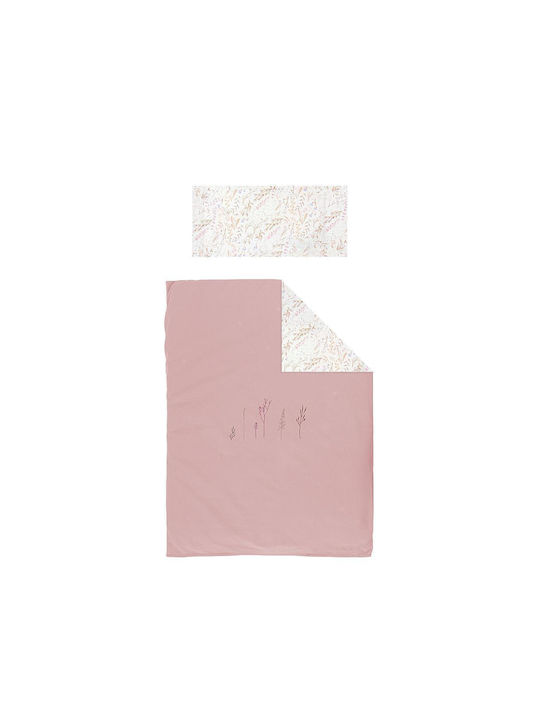 Bimbidreams Bimbidreams Baby Bettbezüge Set mit Kissenbezug Niza Rosa 120x150cm