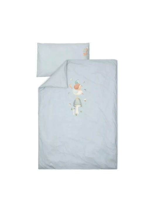 Little Dutch Baby Duvet Cover Denim Blue Denim Blue 120x150cm