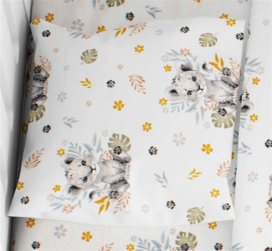 Dimcol Baby Pillowcase Gray 35x45cm