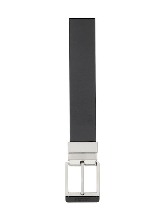 Men's Leather Double Sided Belt Black
