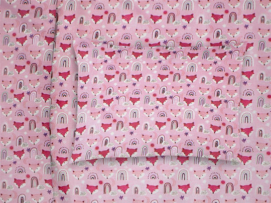 Dimcol Baby Pillowcase Pink 35x45cm