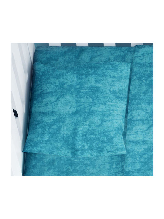 Dimcol Βρεφική Μαξιλαροθήκη Turquoise 45x35εκ.