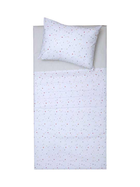 Viopros Rea Baby Quilts Baumwolle Weiß 120x160cm