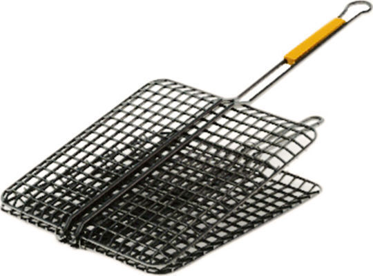 Doppelte Inox Grillroste Antihaft 33x29cm