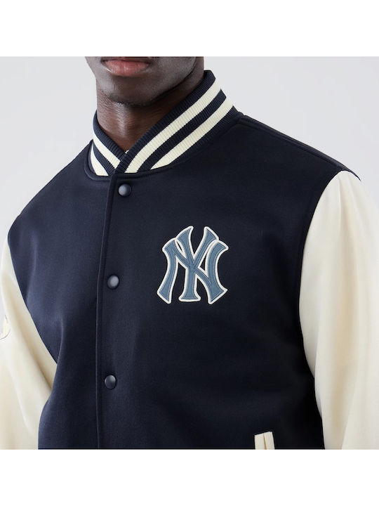 Mlb Бомбър Яке Син