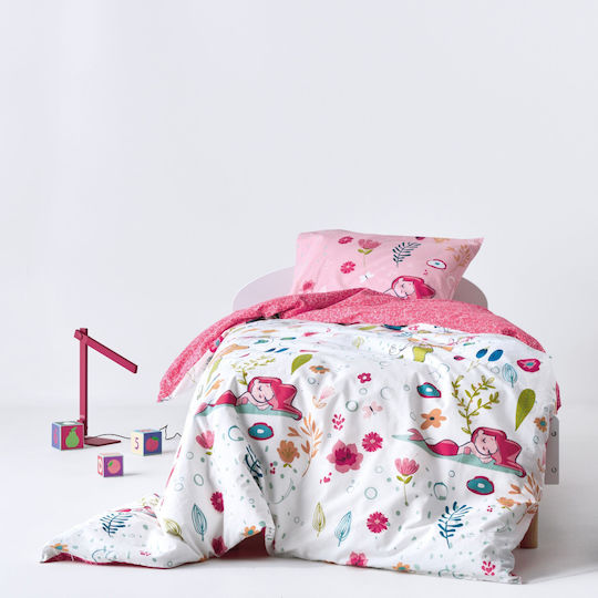 Kentia Set Kinderbettlaken Semi-Doppel Baumwolle Pady Multi 190x270cm 3 Stück