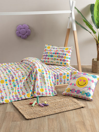 Palamaiki Kids Sheets Set with Elastic Band Mk780 110x200cm Palamaiki Kids Sheets Set with Elastic Band Mk780 110x200cm