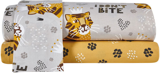Kentia Single Set Tiger Yellow 170x270cm