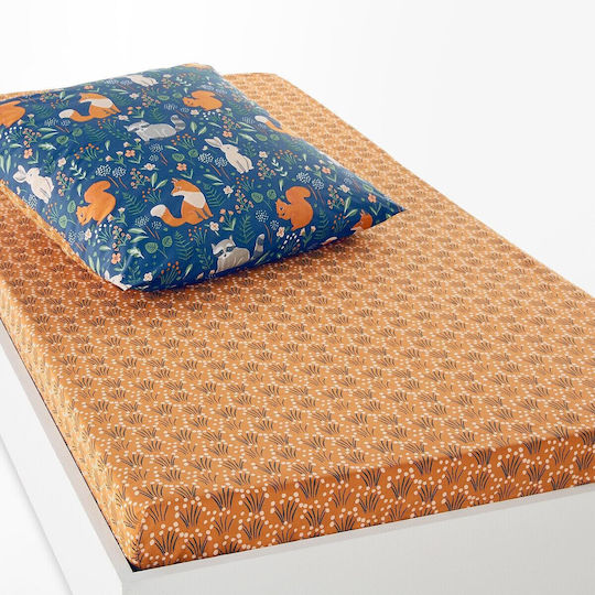 La Redoute Interieurs Μονό με Λάστιχο Λευκό 90x190cm La Redoute Interieurs Μονό με Λάστιχο Λευκό 90x190cm