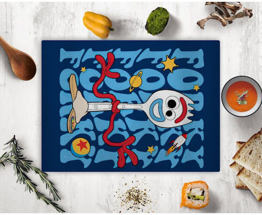 Koupakoupa Forky Glass Cutting Board 38x28cm
