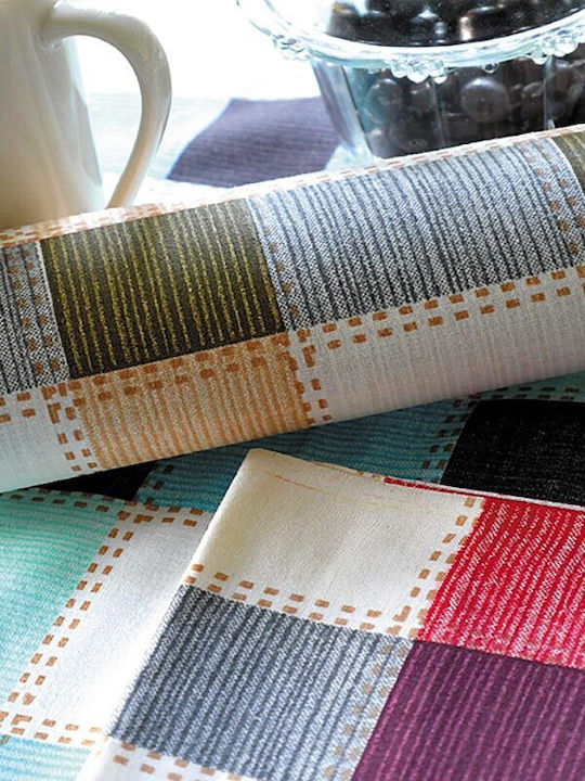Sunshine Tablecloth 5452 Red 140x220cm