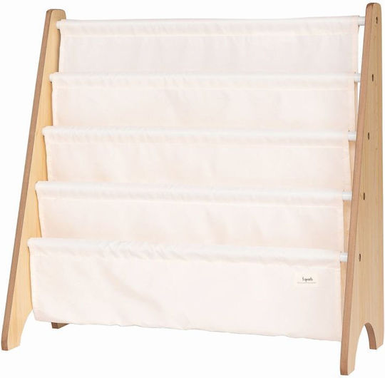 Bibliotecă pardoseală Lemn Cream 61cm