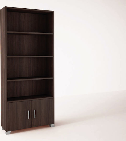 No 12 Bücherregal Boden Wenge 75x30x180cm