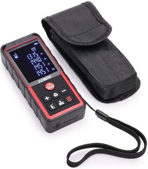 Zemek Μέτρο Laser ΖΚ-J12-100 με Εύρος Μέτρησης 0.05m-100m